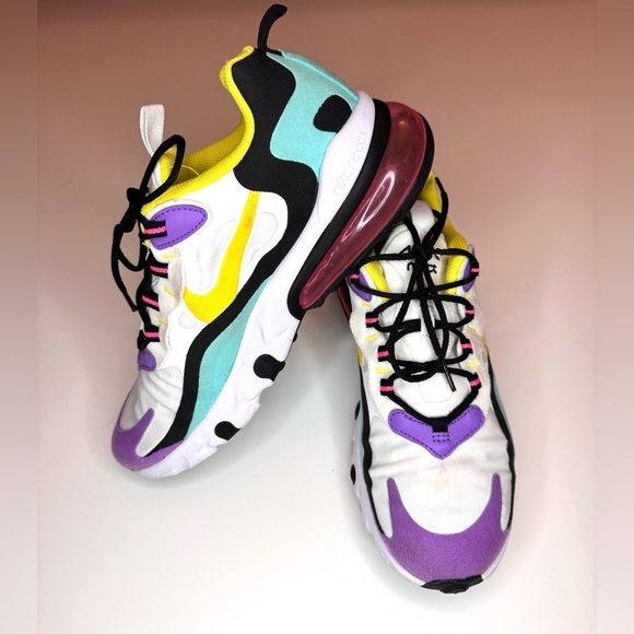 Nike Air Max 270 RT (PS)  Kids Shoes BQ0103-101 Size-6.5Y  Multicolor - Picture 5 of 10